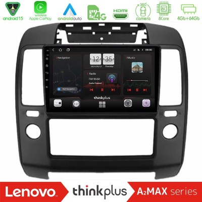 Lenovo Thinkplus A2MAX Series 8Core Android15 4+64GB  Nissan Navara Navigation Multimedia Tablet 9