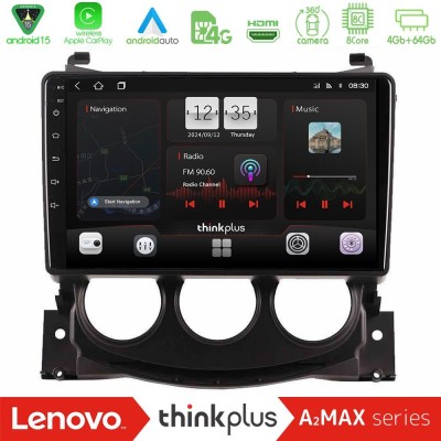 Lenovo Thinkplus A2MAX Series 8Core Android15 4+64GB  Nissan 370Z 2009-2013 Navigation Multimedia Tablet 9