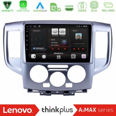 Lenovo Thinkplus A2MAX Series 8Core Android15 4+64GB  Nissan NV200 Navigation Multimedia Tablet 9