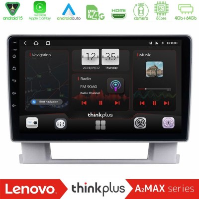 Lenovo Thinkplus A2MAX Series 8Core Android15 4+64GB  Opel Astra J 2010-2014 Navigation Multimedia Tablet 9