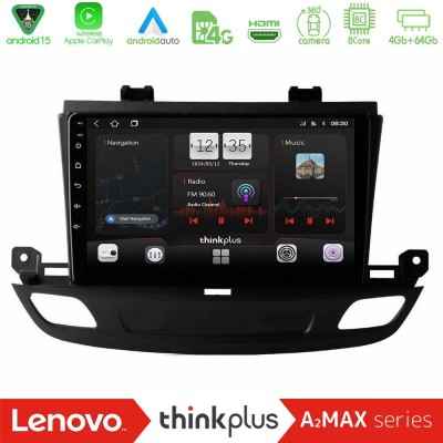 Lenovo Thinkplus A2MAX Series 8Core Android15 4+64GB  Opel Insignia 2 2017-2020 Navigation Multimedia Tablet 9