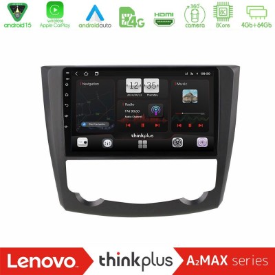 Lenovo Thinkplus A2MAX Series 8Core Android15 4+64GB  Renault Kadjar Navigation Multimedia Tablet 9