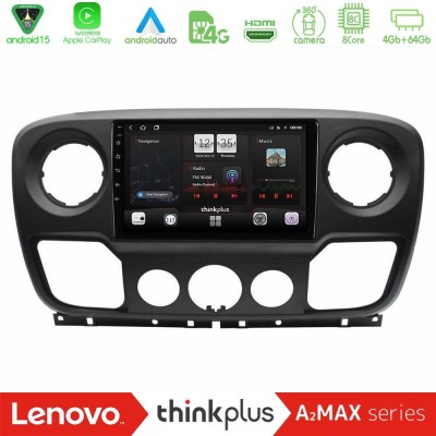 Lenovo Thinkplus A2MAX Series 8Core Android15 4+64GB Renault/Nissan/Opel Navigation Multimedia Tablet 10