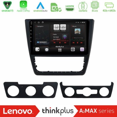 Lenovo Thinkplus A2MAX Series 8Core Android15 4+64GB  Skoda Yeti 2009-> Navigation Multimedia Tablet 10