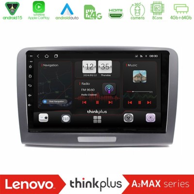 Lenovo Thinkplus A2MAX Series 8Core Android15 4+64GB  Skoda Superb 2008-2015 Navigation Multimedia Tablet 9