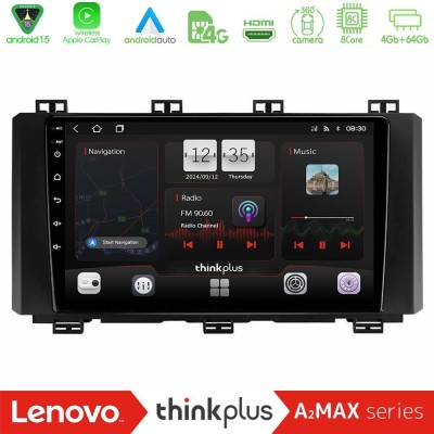 Lenovo Thinkplus A2MAX Series 8Core Android15 4+64GB  Seat Ateca 2017-2021 Navigation Multimedia Tablet 9