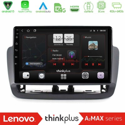 Lenovo Thinkplus A2MAX Series 8Core Android15 4+64GB  Seat Ibiza 2012-2015 Navigation Multimedia Tablet 9