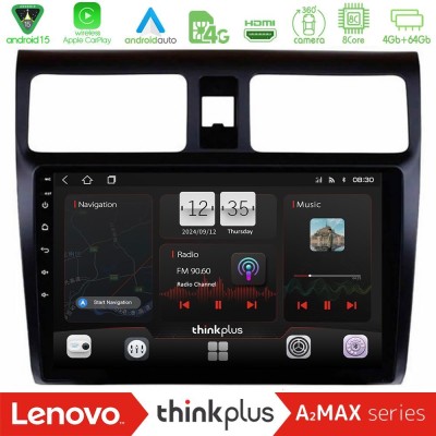 Lenovo Thinkplus A2MAX Series 8Core Android15 4+64GB  Suzuki Swift 2005-2010 Navigation Multimedia Tablet 10