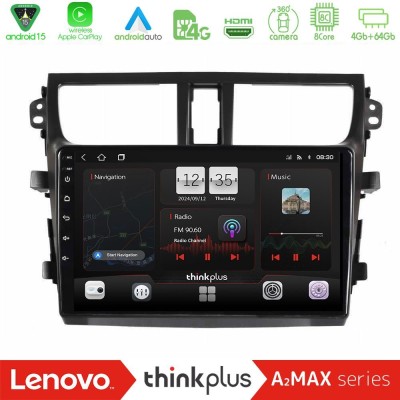 Lenovo Thinkplus A2MAX Series 8Core Android15 4+64GB  Suzuki Celerio 2014-2020 Navigation Multimedia Tablet 9