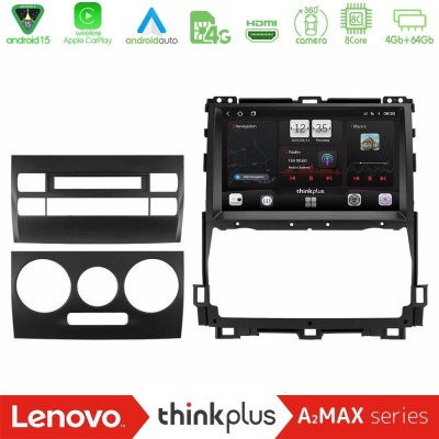 Lenovo Thinkplus A2MAX Series 8Core Android15 4+64GB  Toyota Land Cruiser J120 2002-2009 Navigation Multimedia Tablet 9