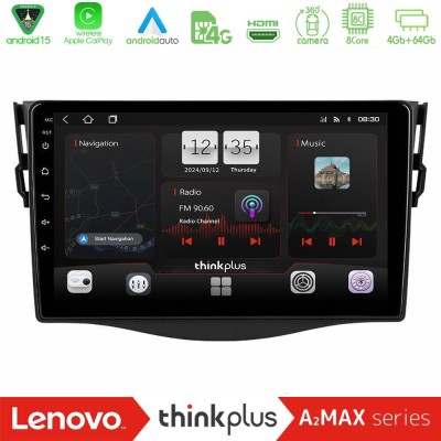 Lenovo Thinkplus A2MAX Series 8Core Android15 4+64GB  Toyota RAV4 Navigation Multimedia Tablet 9