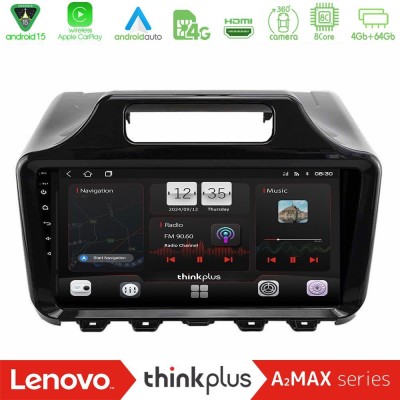 Lenovo Thinkplus A2MAX Series 8Core Android15 4+64GB  Toyota iQ 2008 – 2015 Navigation Multimedia Tablet 9