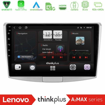 Lenovo Thinkplus A2MAX Series 8Core Android15 4+64GB  VW Passat Navigation Multimedia Tablet 10