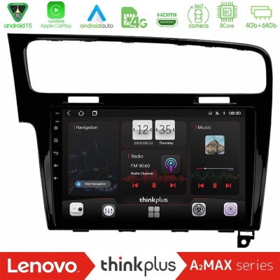 Lenovo Thinkplus A2MAX Series 8Core Android15 4+64GB  VW GOLF 7 Navigation Multimedia Tablet 10