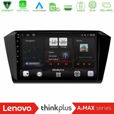 Lenovo Thinkplus A2MAX Series 8Core Android15 4+64GB  VW Passat Navigation Multimedia Tablet 10