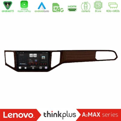 Lenovo Thinkplus A2MAX Series 8Core Android15 4+64GB  VW Sportsvan 2014-2020 Navigation Multimedia Tablet 9