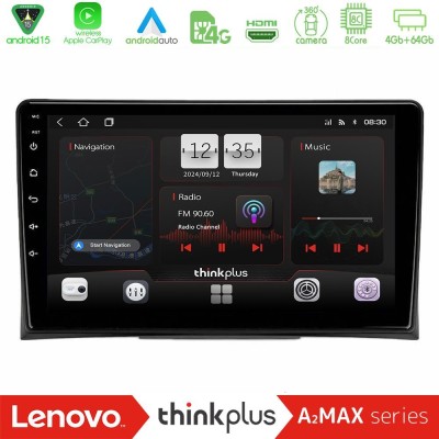 Lenovo Thinkplus A2MAX Series 8Core Android15 4+64GB  VW Transporter 2003-2015 Navigation Multimedia Tablet 9