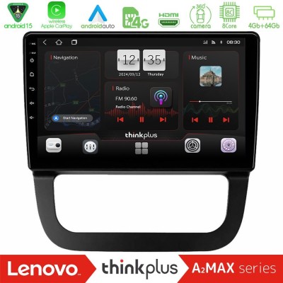 Lenovo Thinkplus A2MAX Series 8Core Android15 4+64GB  VW Jetta Navigation Multimedia Tablet 10