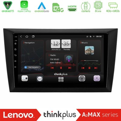 Lenovo Thinkplus A2MAX Series 8Core Android15 4+64GB  Vw Golf 6 Navigation Multimedia Tablet 9