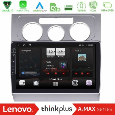 Lenovo Thinkplus A2MAX Series 8Core Android15 4+64GB  VW Touran 2003-2011 Navigation Multimedia Tablet 10
