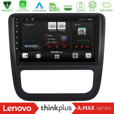 Lenovo Thinkplus A2MAX Series 8Core Android15 4+64GB  VW Scirocco 2008-2014 Navigation Multimedia Tablet 9