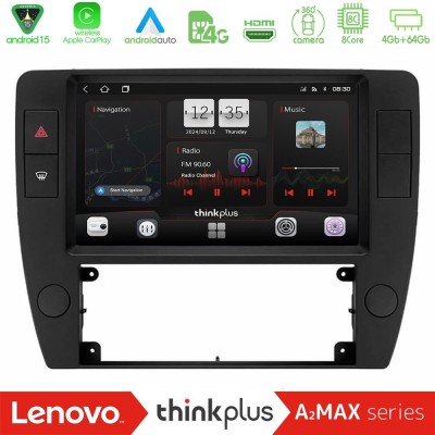 Lenovo Thinkplus A2MAX Series 8Core Android15 4+64GB  VW Passat B5 2001-2005 Navigation Multimedia Tablet 9