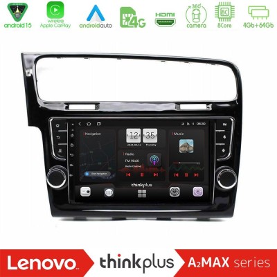 Lenovo Thinkplus A2MAX Series 8Core Android15 4+64GB  VW GOLF 7 Navigation Multimedia Tablet 9