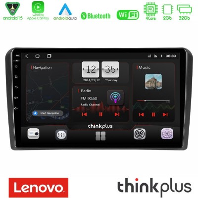 Lenovo Thinkplus Series 4Core Android15 2+32GB Audi A3 8P Navigation Multimedia Tablet 9