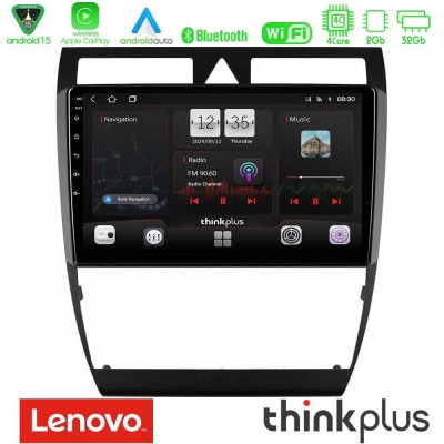 Lenovo Thinkplus Series 4Core Android15 2+32GB  Audi A6 (C5) 1997-2004 Navigation Multimedia Tablet 9