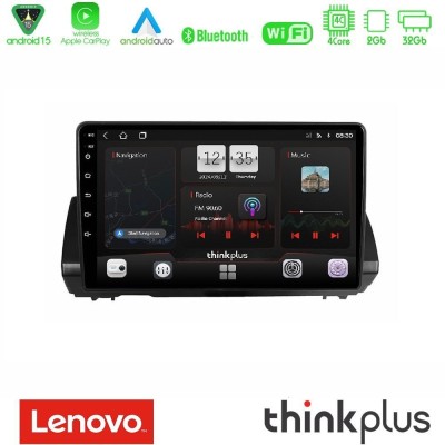 Lenovo Thinkplus Series 4Core Android15 2+32GB Dacia Sandero/Logan/Jogger 2022-> Navigation Multimedia Tablet 9