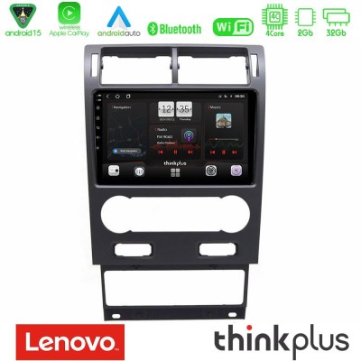 Lenovo Thinkplus Series 4Core Android15 2+32GB  Ford Mondeo 2004-2007 Navigation Multimedia Tablet 9