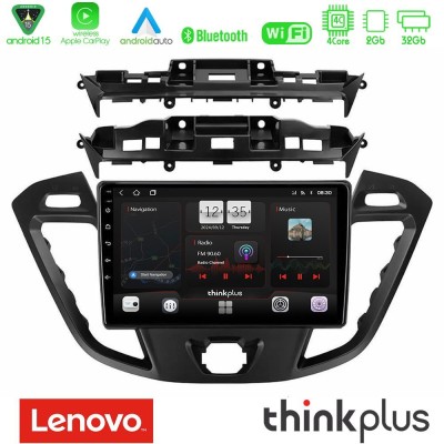 Lenovo Thinkplus Series 4Core Android15 2+32GB  Ford Transit Custom/Tourneo Custom Navigation Multimedia Tablet 9