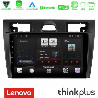 Lenovo Thinkplus Series 4Core Android15 2+32GB  Ford Fiesta/Fusion Navigation Multimedia Tablet 9
