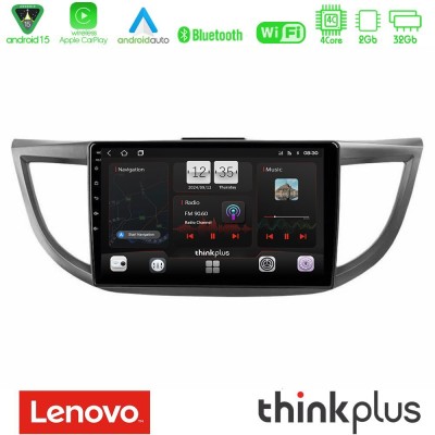 Lenovo Thinkplus Series 4Core Android15 2+32GB  Honda CRV 2012-2017 Navigation Multimedia Tablet 9