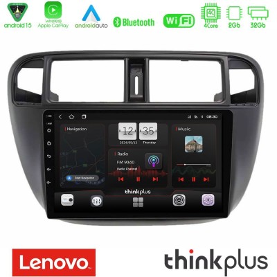 Lenovo Thinkplus Series 4Core Android15 2+32GB Honda Civic 1995-2001 Navigation Multimedia Tablet 9