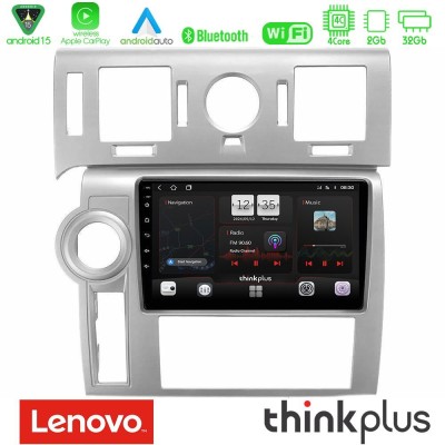 Lenovo Thinkplus Series 4Core Android15 2+32GB  Hummer H2 2008-2009 Navigation Multimedia Tablet 9