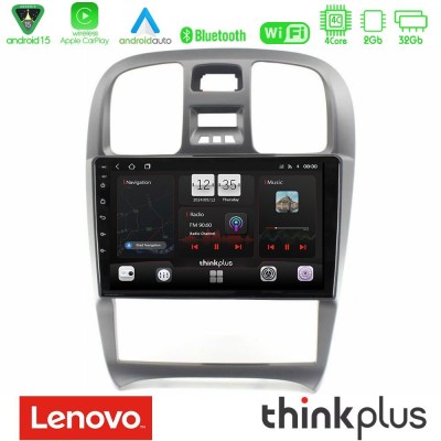 Lenovo Thinkplus Series 4Core Android15 2+32GB Hyundai Sonata 2001-2005 Navigation Multimedia Tablet 9