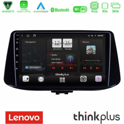 Lenovo Thinkplus Series 4Core Android15 2+32GB  Hyundai i30 Navigation Multimedia Tablet 9