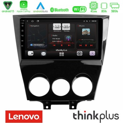 Lenovo Thinkplus Series 4Core Android15 2+32GB  Mazda RX8 2008-2012 Navigation Multimedia Tablet 9