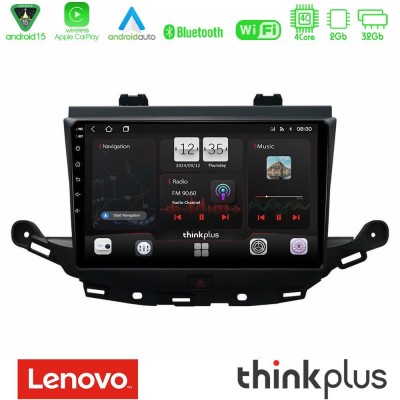 Lenovo Thinkplus Series 4Core Android15 2+32GB  Opel Astra K 2015-2019 Navigation Multimedia Tablet 9