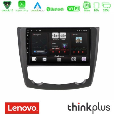 Lenovo Thinkplus Series 4Core Android15 2+32GB  Renault Kadjar Navigation Multimedia Tablet 9