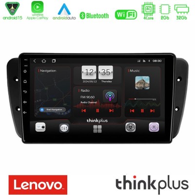 Lenovo Thinkplus Series 4Core Android15 2+32GB  Seat Ibiza 2008-2012 Navigation Multimedia Tablet 9