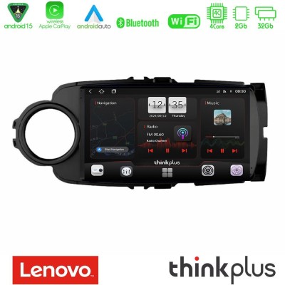 Lenovo Thinkplus Series 4Core Android15 2+32GB  Toyota Yaris Navigation Multimedia Tablet 9