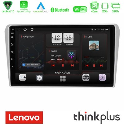 Lenovo Thinkplus Series 4Core Android15 2+32GB  Toyota Avensis T25 02/2003–2008 Navigation Multimedia Tablet 9