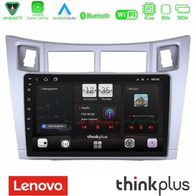 Lenovo Thinkplus Series 4Core Android15 2+32GB  Toyota Yaris Navigation Multimedia Tablet 9