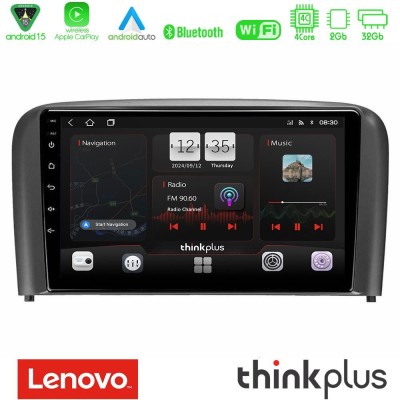 Lenovo Thinkplus Series 4Core Android15 2+32GB  Volvo S80 1998-2006 Navigation Multimedia Tablet 9