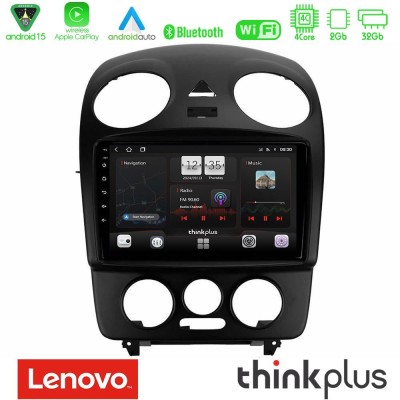 Lenovo Thinkplus Series 4Core Android15 2+32GB  VW Beetle Navigation Multimedia Tablet 9