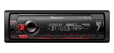 pioneer MVH-S420DAB Headunit 1-DIN/USB/ BT/DAB+, Apple & Andriod compatible/Red Button ill.