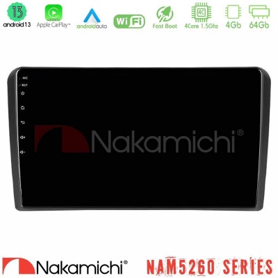 Nakamichi NAM5260 Series 4Core Android13 4+64GB Audi A3 8P Navigation Multimedia Tablet 9