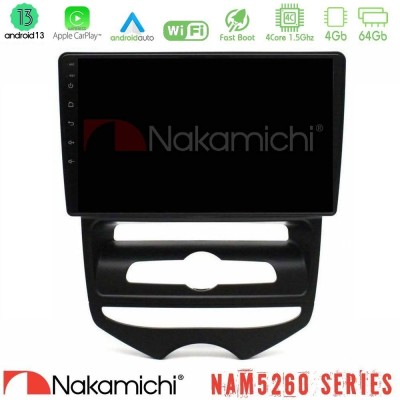Nakamichi NAM5260 Series 4Core Android13 4+64GB Hyundai ix20 2010-2020 (MANUAL A/C) Navigation Multimedia Tablet 10